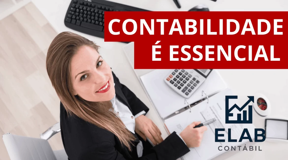 Importância da contabilidade para empresas representada por análise financeira, organização de dados e apoio à tomada de decisão