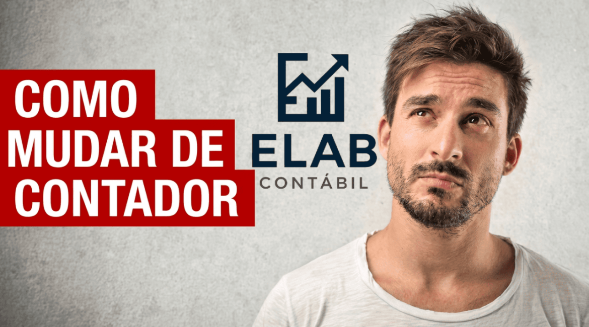 Trocar de contador representado por análise de documentos contábeis sobre a mesa, indicando mudança segura e organizada